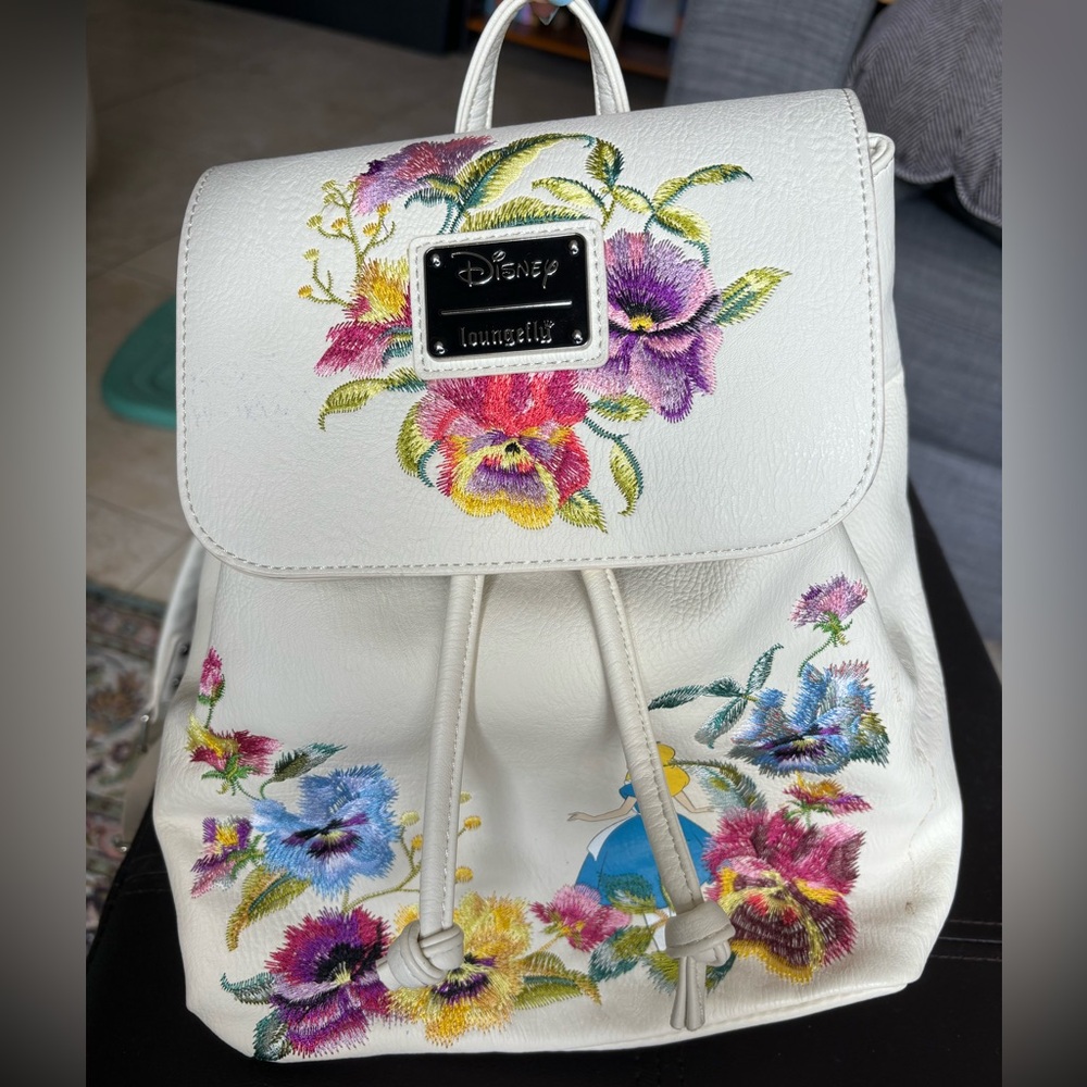 Alice in Wonderland embroidered Loungefly